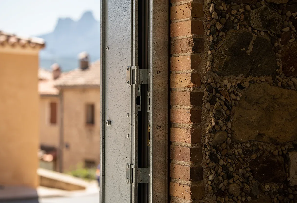 Porte blindée posée dans un immeuble à Bages
