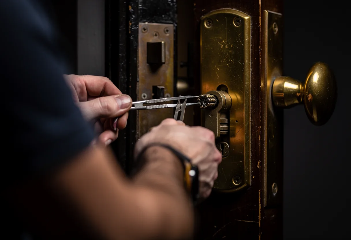 Ouverture de porte