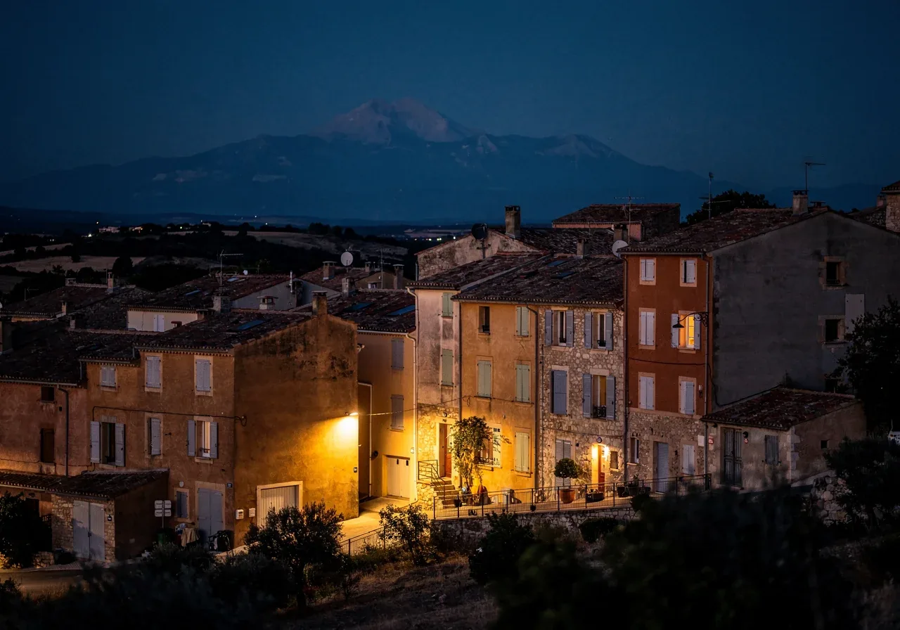 Vue de Bages et de ses environs